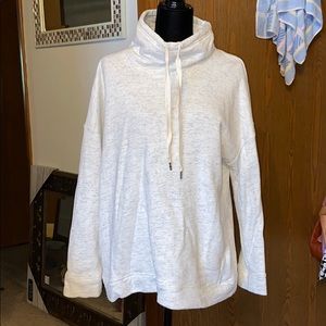Cozy cream cowlneck sweatshirt